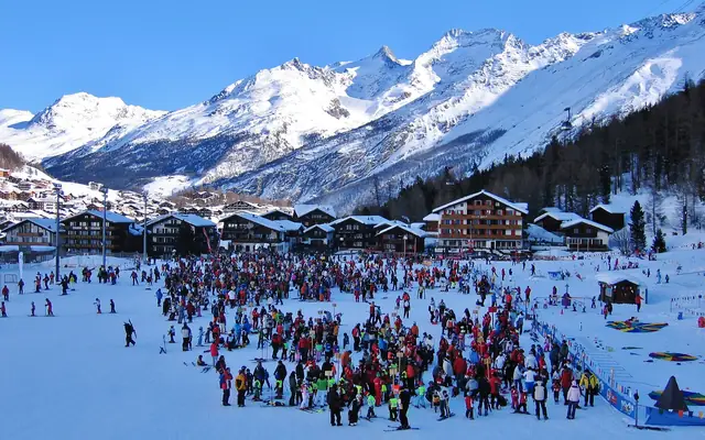 Saas-Fee in winter