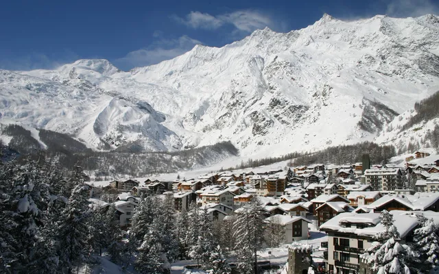Saas-Fee in winter