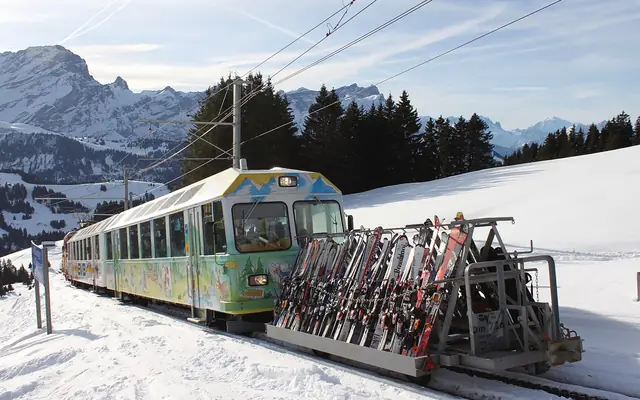 Villars-sur-Ollon in winter