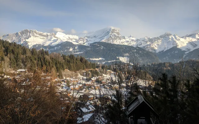 Villars-sur-Ollon in winter
