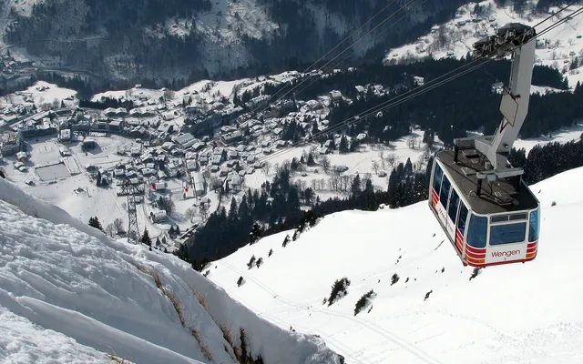 Wengen in winter